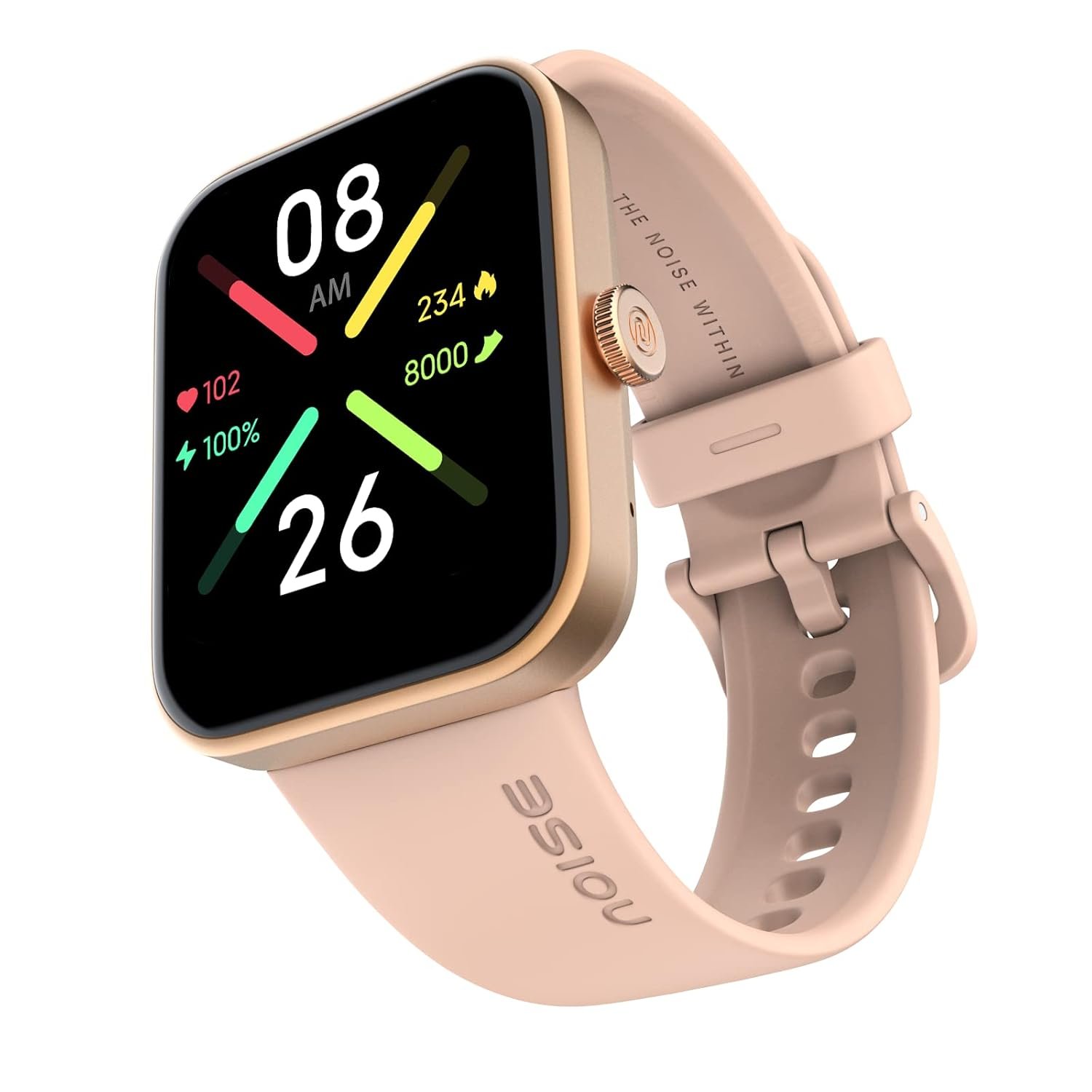 Noise Pulse Go Buzz Smart Watch with Advanced Bluetooth Calling, 1.69" TFT Display,